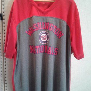 Washington Nationals Red Gray Jersey Men's XL